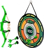 Іграшковий лук з мішенню Zing Air Storm Bullz Eye Зелений (6900006650398) (AS200G) - Pampik