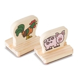Набор штампов Melissa&Doug Мои первые штампы. Животные фермы (MD12390) - Pampik - 2