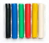 Пластилін восковий круглий Школярик, 6 кольорів (83811905-UA) - Pampik - 2