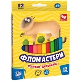 Фломастеры Школярик, 12 цветов (314107001) - Pampik