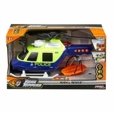 Іграшковий вертоліт Road Rippers Rush & rescue Поліція, зі світлом та звуком, синій з салатовим (20243) - Pampik - 4