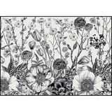 Пазли тришарові Interdruk Flowers 1, 48х67 см, 1000 елементів (326188) - Pampik - 4