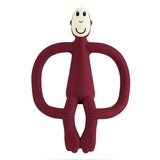 Игрушка-прорезыватель "Обезьянка", 10,5 см, бордовый Matchstick Monkey - Pampik