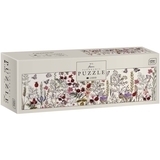 Пазли тришарові панорамні Interdruk Flowers 1, 32х96 см, 1000 елементів (326263) - Pampik