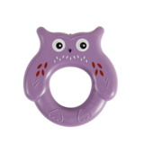 Іграшка-брязкальце Lindo Сова, фіолетовий (1615 фіол) - Pampik