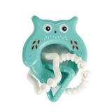 Іграшка-брязкальце Lindo Сова з кільцями, зелений (1618 зел) - Pampik