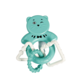 Іграшка-брязкальце Lindo Котик з кільцями, зелений (1617 зел) - Pampik