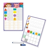 Дошка-тренажер Vladi Toys Фігури та форми, укр. мова (VT5010-27) - Pampik - 2