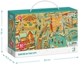 Пазл обсервационный DoDo Зима в городке (300352) - Pampik - 2