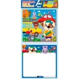 Развивающий набор с пазлами 4в1 Vladi Toys Транспорт, укр. язык (VT2002-01) - Pampik