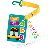 Карточки на ремне Vladi Toys Буквы и животные, укр. язык (VT2000-20) - Pampik