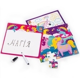 Розвиваючий набір із пазлами 4в1 Vladi Toys Єдинороги, укр. мова (VT2002-05) - Pampik - 2