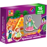 Настільна гра Vladi Toys Магнітний театр Пряничний будиночок, укр. мова (VT3206-54) - Pampik