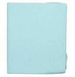 Простирадло на резинці Twins Soft Organic, фланель преміум, 120x60 см, м'ятний (6030-TSO-14) - Pampik