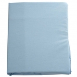 Простирадло на резинці Twins Organic, бязь преміум, 120x60 см, блакитний (6010-TO-04) - Pampik