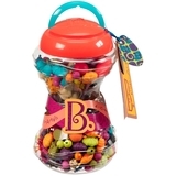 Набор для изготовления украшений Battat Поп-Арт, в банке, 300 деталей (BX1254Z) - Pampik