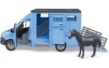 Набор Bruder машинка для перевозки животных Mercedes Sprinter с фигуркой лошади (02674) - Pampik - 6