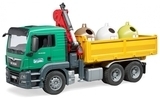 Машинка Bruder грузовик MAN TGS с манипулятором и мусорными контейнерами (03753) - Pampik - 2