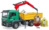 Машинка Bruder грузовик MAN TGS с манипулятором и мусорными контейнерами (03753) - Pampik - 3