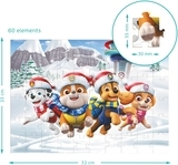 Пазл DoDo Paw Patrol Christmas Праздничное настроение, 60 элементов (200422) - Pampik - 5
