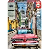 Пазл Educa Вінтажне авто у старій Гавані, 1000 елементів (16754) - Pampik
