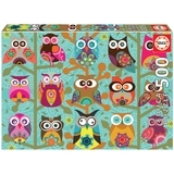 Пазл Educa Совы, 500 элементов (19006) - Pampik