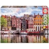 Пазл Educa Танцующие дома, Амстердам, 1000 элементов (18458) - Pampik