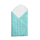 Конверт-плед Twins Velvet, стьобаний, 75х75 см, м'ятний (9025-TVC-14) - Pampik