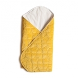 Конверт-плед Twins Velvet, стьобаний, 75х75 см, жовтий (9025-TVC-05) - Pampik