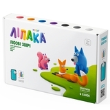 Набор самозатвердевающего пластилина Липака Лесные звери: волк, лисичка, белочка (60043-UA01) - Pampik - 2