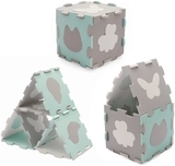 Килимок-пазл Kinderkraft Luno Shapes Mint, 30 елементів (KPLUSH00MIN0000) - Pampik - 11