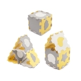 Килимок-пазл Kinderkraft Luno Shapes Yellow, 30 елементів (KPLUSH00YEL0000) - Pampik - 5