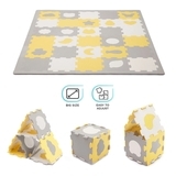 Килимок-пазл Kinderkraft Luno Shapes Yellow, 30 елементів (KPLUSH00YEL0000) - Pampik - 8
