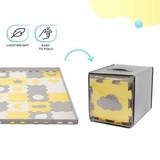 Килимок-пазл Kinderkraft Luno Shapes Yellow, 30 елементів (KPLUSH00YEL0000) - Pampik - 3