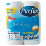 Паперові рушники Perfex Delux, білий, 2 рулони