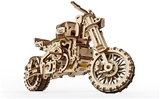 Механічний 3D-пазл Ukrainian Gears Мотоцикл Scrambler UGR-10 з коляскою, 380 ел. (70137) - Pampik - 8
