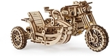 Механічний 3D-пазл Ukrainian Gears Мотоцикл Scrambler UGR-10 з коляскою, 380 ел. (70137) - Pampik - 7