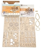 Механічний 3D пазл Ukrainian Gears STEM-модель Варіатор, 104 ел. (70147) - Pampik - 10