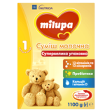 Суміш молочна суха Milupa 1, 1100 г - Pampik