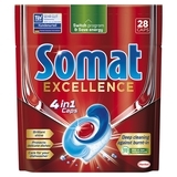 Таблетки для посудомийних машин Somat Excellence, 28 шт. - Pampik