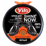 Крем-паста для взуття Vilo, 50 мл, чорний (VPC 50-300) - Pampik