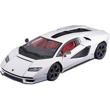 Автомодель Bburago Lamborghini Countach LPI 800-4, 1:24, белый - Pampik