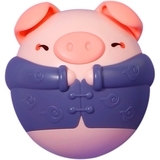 Неваляшка Beiens Порося, музичне, синє (YZ23blue) - Pampik