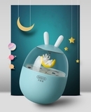 Неваляшка Beiens Зайчик на луне, музыкальный, голубой (YZ15blue) - Pampik - 3