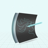 Дитячий LCD планшет для малювання Beiens 12″, зелений (ZJ17green) - Pampik - 5