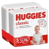 Підгузки на липучках Huggies Classic 5 (11-25 кг), 76 шт. - Pampik - 2