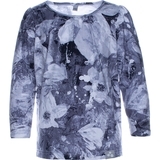 Футболка с длинным рукавом Huppa Jamena, р.146, светло-серый с принтом - Pampik