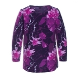 Футболка з довгим рукавом Huppa Jamena, р.92, бордовий з принтом - Pampik - 2