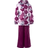 Комплект Huppa Yonne, р.116, бордовый принт/бордо - Pampik