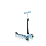 Самокат Globber Go UP Foldable Plus Lights, пастельно-синій (743-200) - Pampik